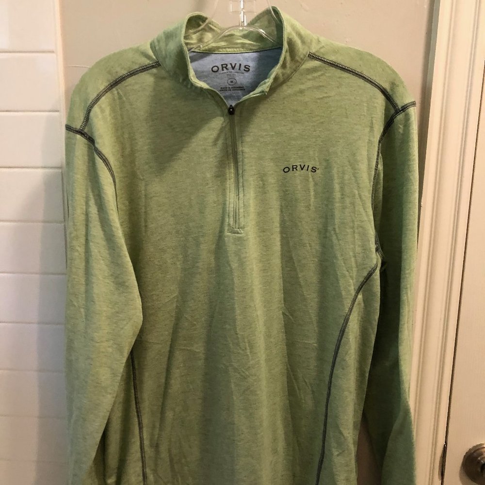 Orvis Men's quarter zip pullover